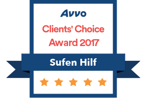 Avvo Client's Choice Award 2017 - Sufen Hilf